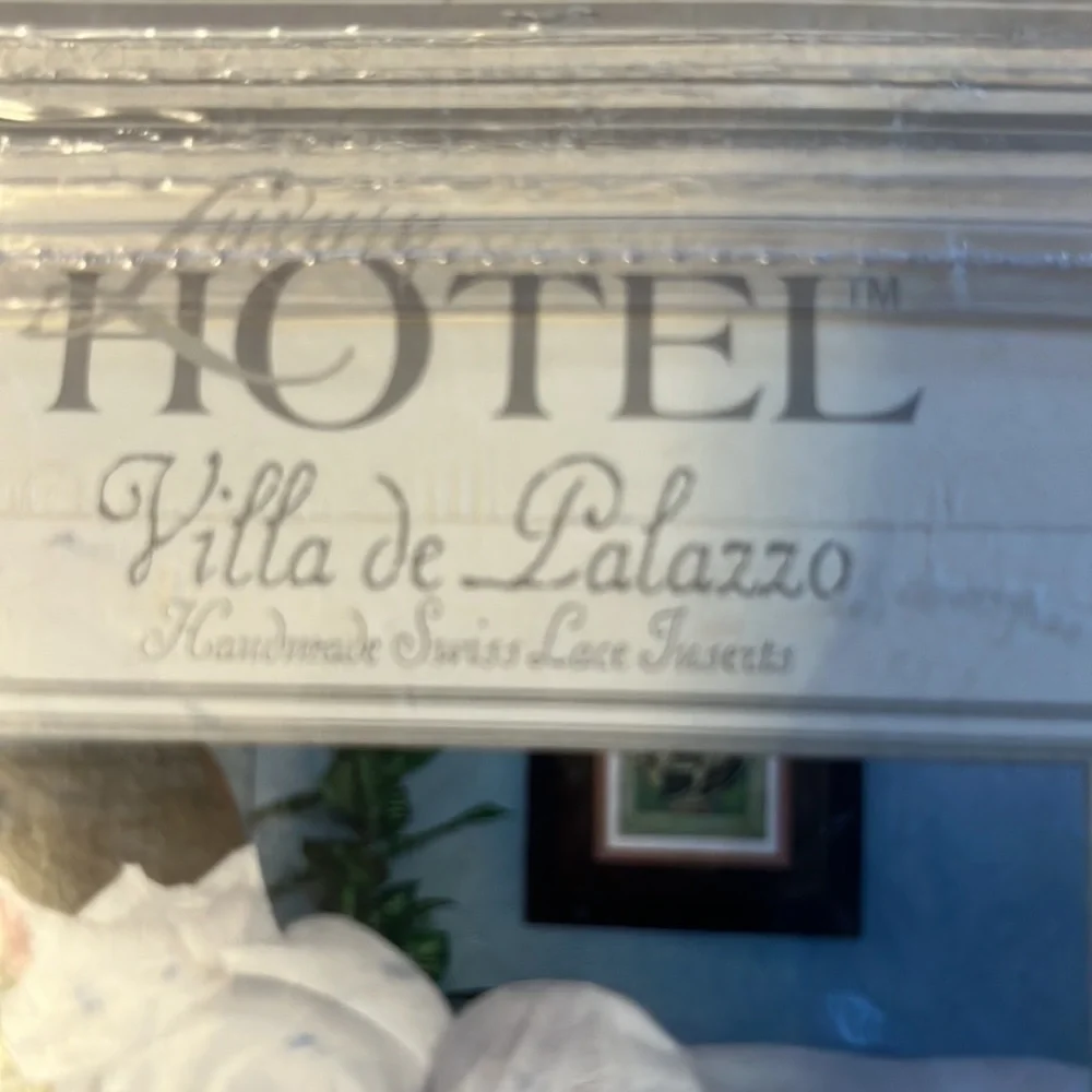 Luxury Hotel Villa de Palazzo king shams (2)with embroidery design , white